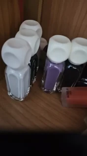 Лаки для нігтів 10 мл - Яскравий водорозчинний піл-оф з блискітками photo review