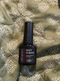 Гель лак MEET ACROSS 7ml Wine Red - довговічний манікюр photo review