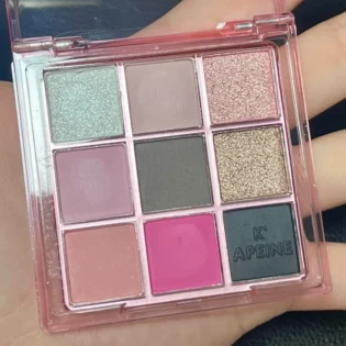 9 кольорова палітра тіней для очей - Темний панк стиль photo review