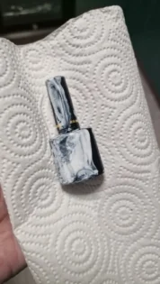 Нігтьовий гель лак чорний білий - 2Pcs Nail Gel Polish Set photo review