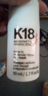 K18 Leave-In Molecular Repair Hair Mask для відновлення пошкодженого волосся photo review