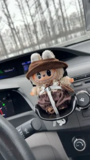 Безпечне сидіння для ляльок: Labubu Carseat для стильного інтер'єру photo review