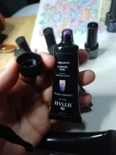 Гель-лак MEET ACROSS: Яскравий Aurora Top Coat для манікюру photo review