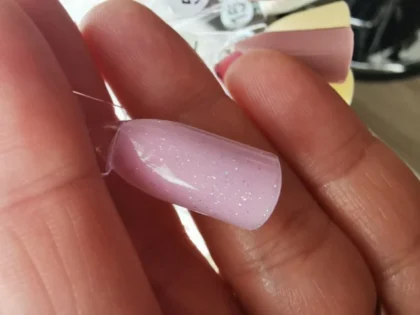 Гель для нігтів LILYCUTE: Темно-пурпурний гель лак для манікюру photo review