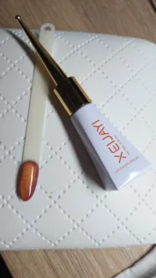 Катяка Гель Лак Стекляна Бісерна З Рефлексивним Магнітним Ефектом photo review