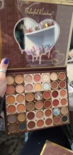 42 Colors Rainbow Eyeshadow Palette - Яскраві тіні для повік photo review