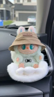 Безпечне сидіння для ляльок: Labubu Carseat для стильного інтер'єру photo review