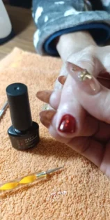 Гель лак MEET ACROSS 7ml Wine Red - довговічний манікюр photo review