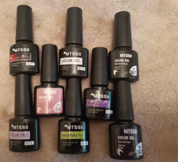 Гель для нігтів LILYCUTE: Темно-пурпурний гель лак для манікюру photo review