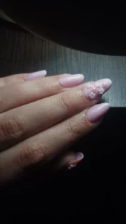 LILYCUTE Гель для нігтів Mat Macaron: Насичений рожевий і фіолетовий з блискітками photo review