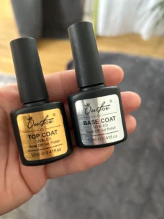 Гель-лак для нігтів 12ml - топ та база без змивання photo review