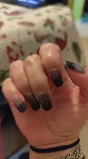 Термогель для нігтів 7ml - зимовий сірий колір з ефектом зміни температури photo review