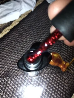 Гель лак LILYCUTE Dark Red Glitter - Яскравий манікюр на осінь photo review