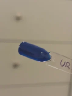 Гель лак UR SUGAR 7.5ml - матовий синій фіолетовий для манікюру photo review