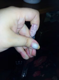 Гель лак UR SUGAR - яскравий манікюр з блискітками photo review