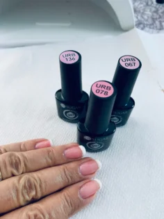 Гель-лак UR SUGAR: 7ml Професійний Пале Рожевий Гумовий Базовий Гель photo review