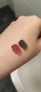 Тіні для повік Biya 2: Червоний і Чорний для Яскравого Макіяжу photo review