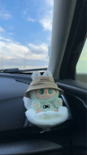 Безпечне сидіння для ляльок: Labubu Carseat для стильного інтер'єру photo review