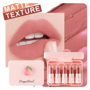 Матова помада Five Lipstick Set – стійка та універсальна