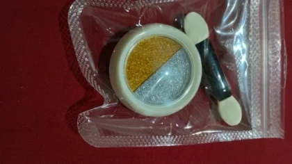 Металевий Лак для Нігтів: 5ml Golden Silvery Chrome ефект для французького манікюру photo review