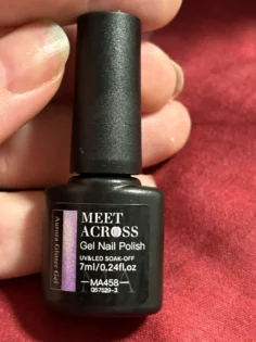 Гель-лак MEET ACROSS: Яскравий Aurora Top Coat для манікюру photo review
