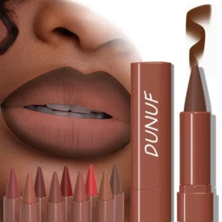 9 Colors Gradient Lip Liner Matte Black Brown Velvet Lipstick Waterproof Non Sticky Contouring Tint Lipliner Crayon Lip Makeup
