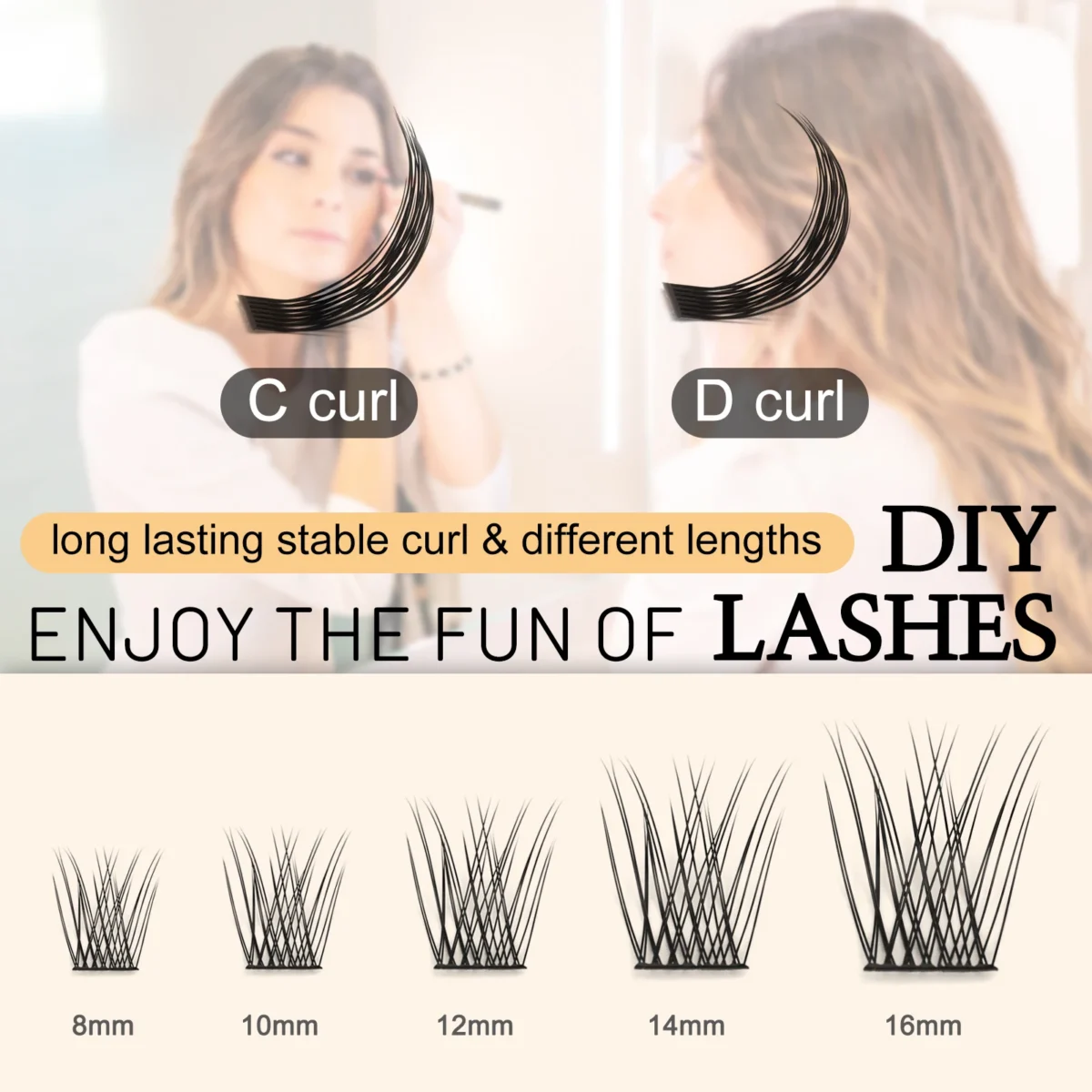 Natural Clusters Eyelash – Ваш ідеальний вибір для об'ємних вій - Зображення 4