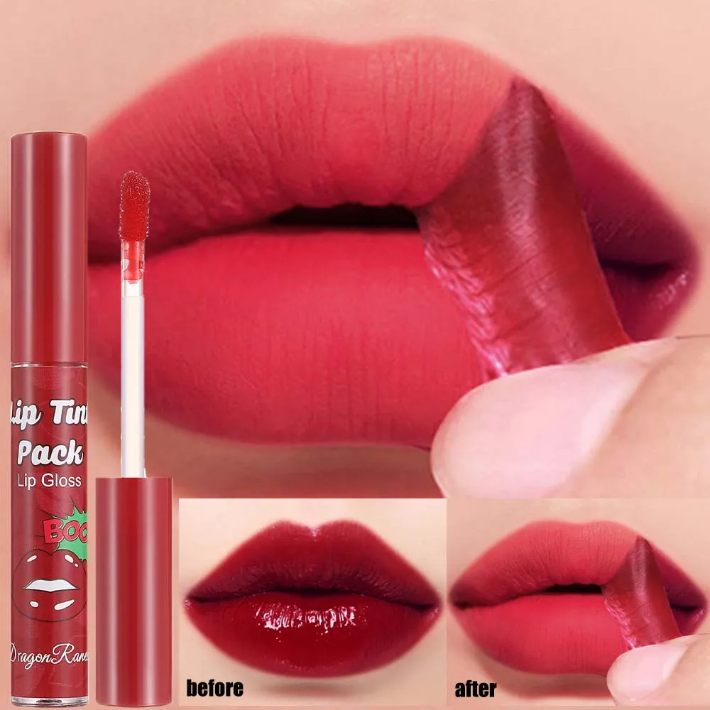 Kf S3282a3ef77104efa9bcfeb3808f5cd69D Peel Off Rose Red Lip gloss Lip Outline Contour Tattoo Lip Stain Waterproof Transfer Resistant Tear Off Peel Off Lipstick Makeup - Зображення 1