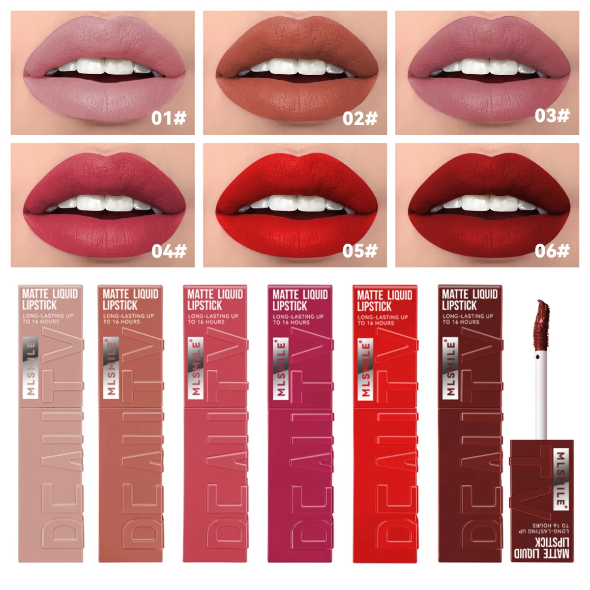Матова губна помада Long Lasting Velvet Matte – ідеальний вибір для стильного макіяжу! - Зображення 3