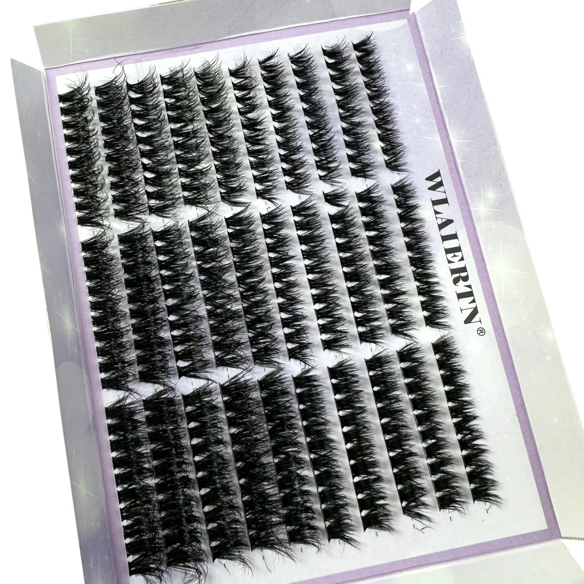 5D Fluffy Cluster Lashes: Натуральні Товсті Індивідуальні Підкреслення - Image 4