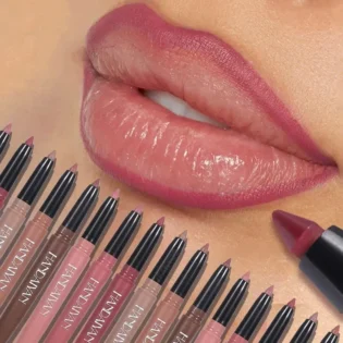 6Colors Matte Lip Crayon Velvet Lip Liner Waterproof Long Lasting Nude Red Lip Contour Pencil Not Easy Fade Lipstick Tint Makeup