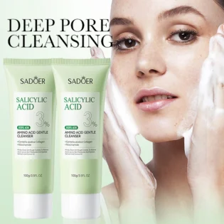 Саліцилова кислота для очищення обличчя | SADOER Face Cleanser