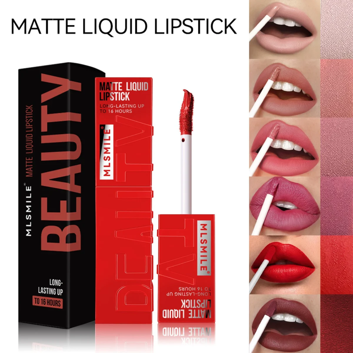 Матова губна помада Long Lasting Velvet Matte – ідеальний вибір для стильного макіяжу! - Зображення 2