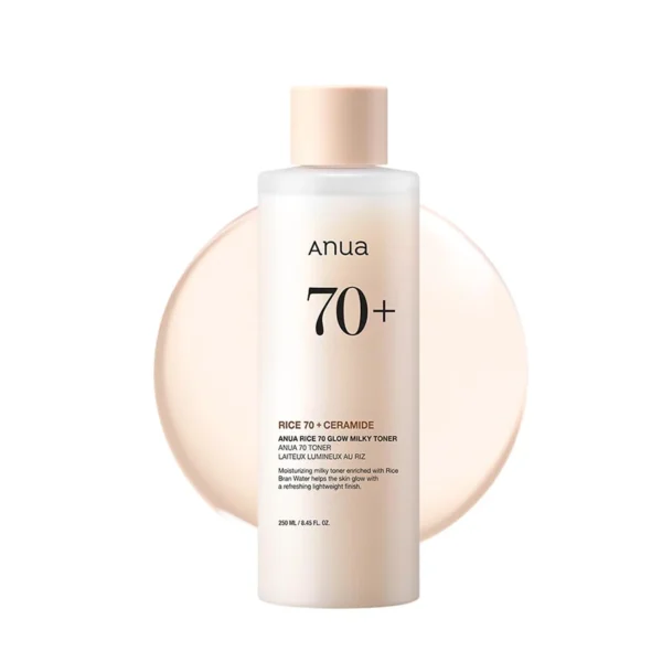 Тонер ANUA 70+ - Догляд за шкірою з рисовим маслом для чутливої шкіри