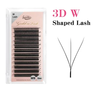 Goddess W Shape Lashes - Природні Мink Екстензії для Вражаючого Вигляду