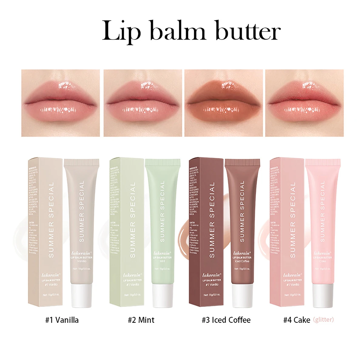 Kf Sc6b37a6371994721a7f61b8e1a67ae92R Зволожуючий бальзам для губ - Lip Butter Balm для ніжного догляду - Зображення 1