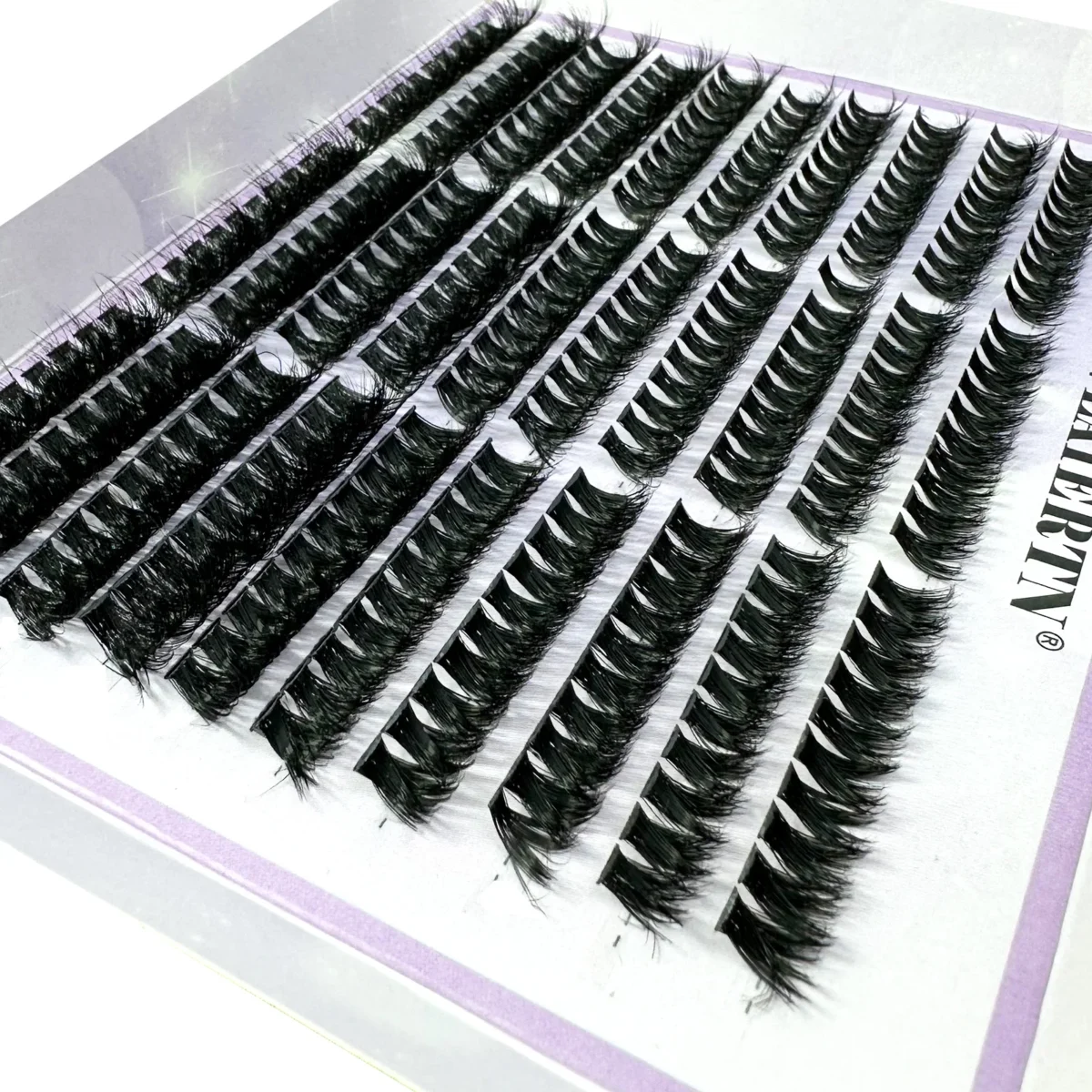 5D Fluffy Cluster Lashes: Натуральні Товсті Індивідуальні Підкреслення - Image 5