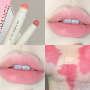 Double-head Matte Lipstick Waterproof Velvet Nude Pink Lip Liner Pencil Sexy Red Brown Pigment Lips Makeup Long Lasting Lip Tint