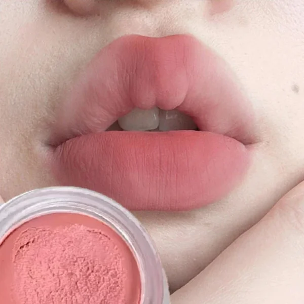 Матова Нюд Рожева Помада для Губ та Щік - Водонепроникний Тональний Крем