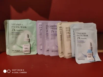 Коллагенова маска для обличчя BIOAQUA: зволоження та оновлення шкіри photo review