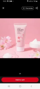 Очищуючий крем Sakura: Глибоке очищення та зволоження для жирної шкіри photo review