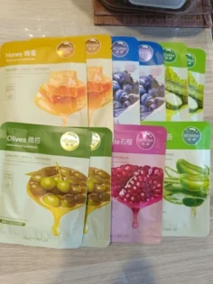 Маска обличчя 10pcs - натуральний догляд за шкірою обличчя з алое photo review