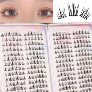 Нарощування вій: MJ High Quality Beauty Eyelash Book - 384 ПК Лаш Кластери