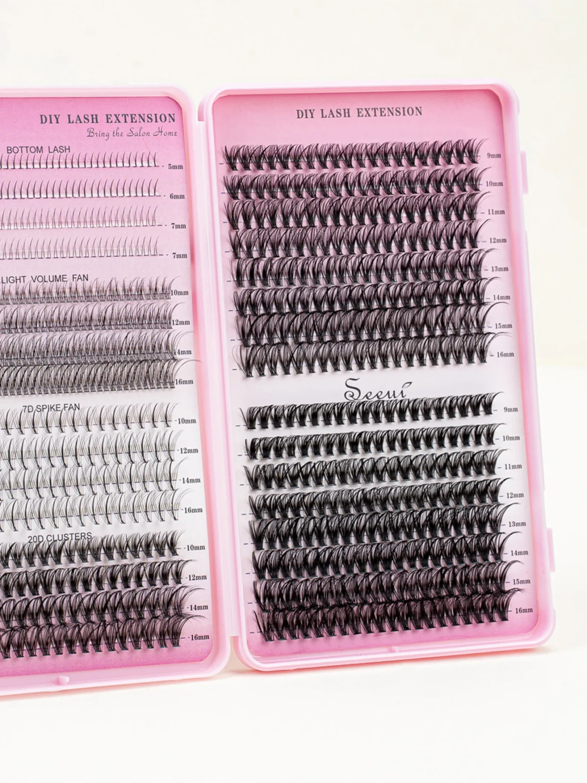Individual Lashes Book Large Capacity DIY Clusters Extensions False Eyelash With Lower Lash at Home Makeup - Image 4