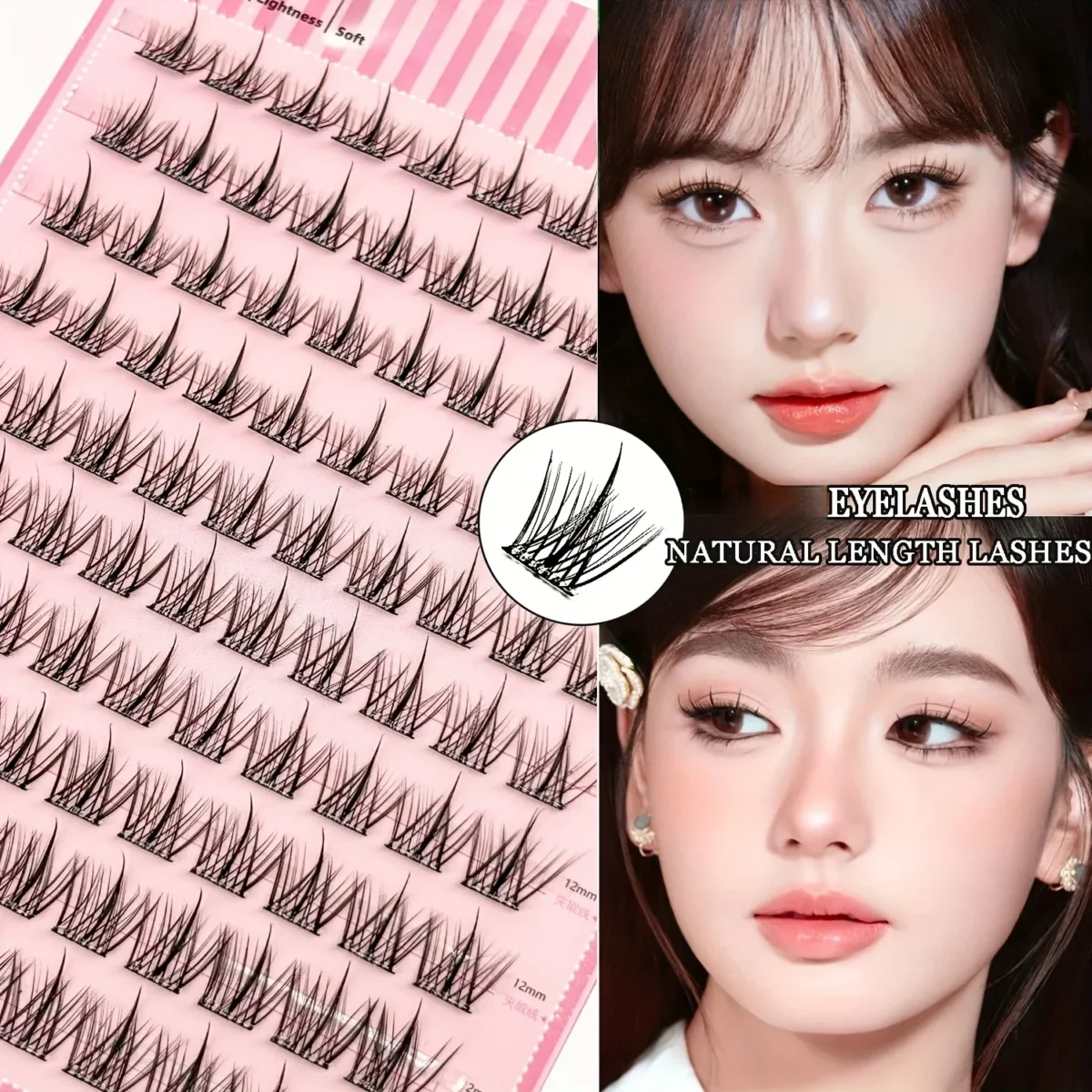 Noglue Eyelashes - Надійні Накладні Вії без Клею для Природного Вигляду