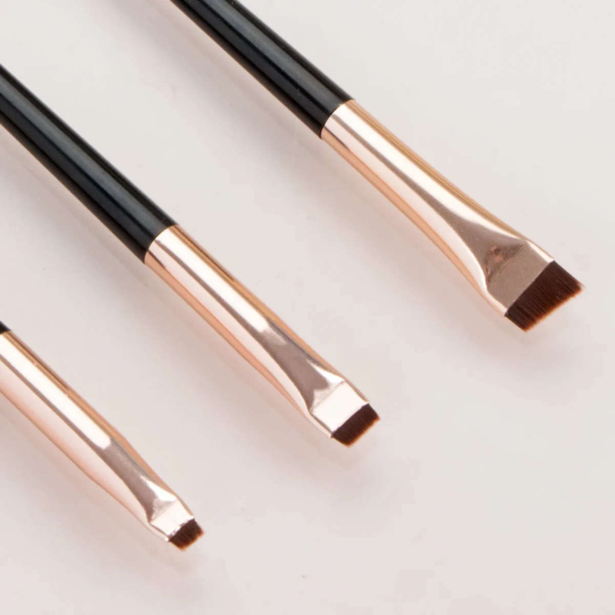 3 Pcs edge eyeliner brush oblique head eyebrow brush outline eyeliner brush ultra-thin eyeshadow brush makeup tools - Image 3