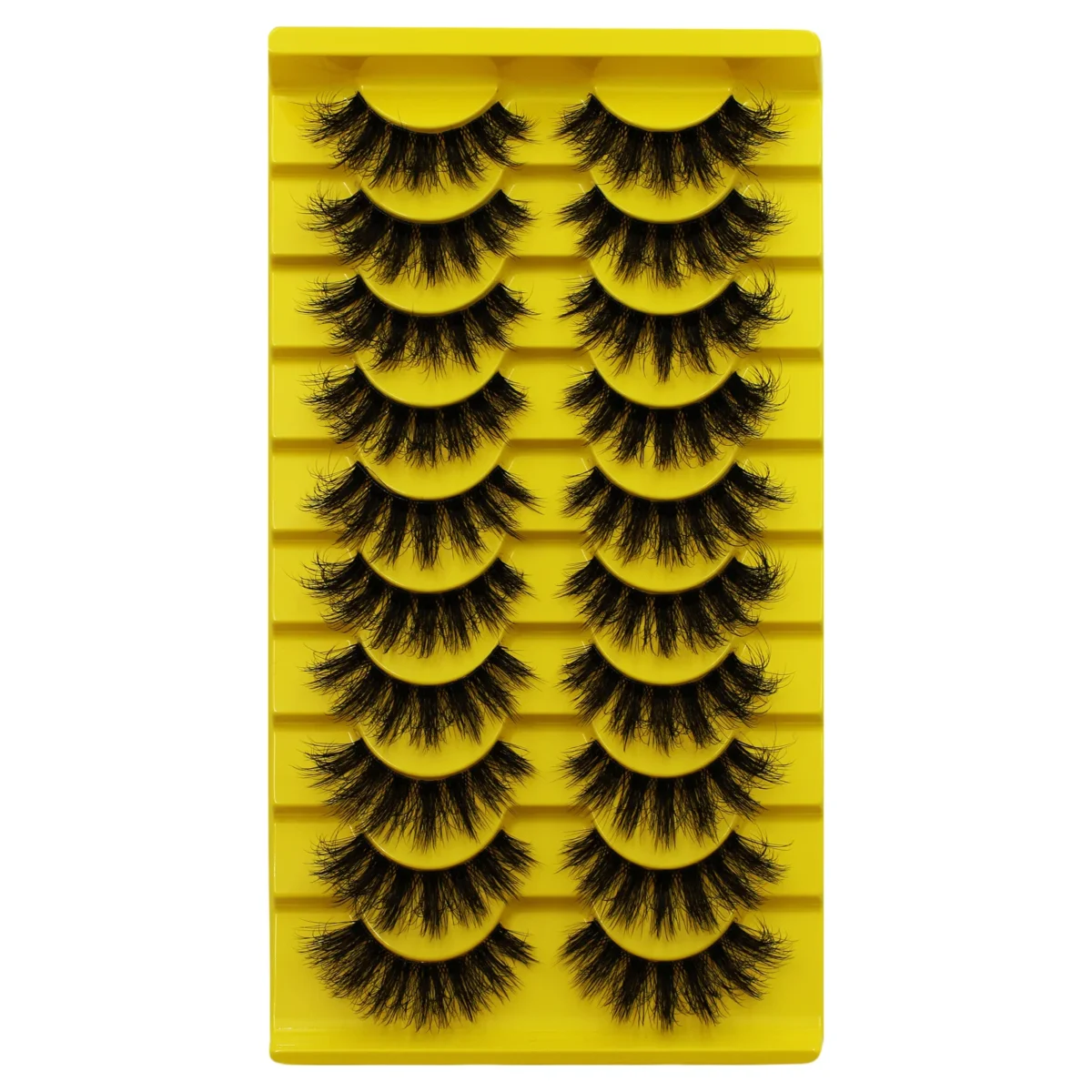 10 Pairs False Fluffy Russian Strip Lashes 3D Fake Lashes Makeup Messy False Eyelashes Fluffy Thick Lashes - Image 6