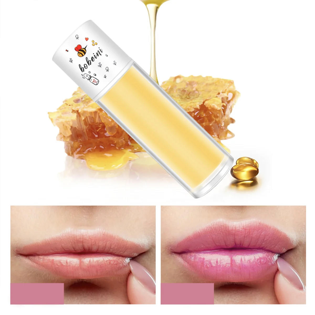 Масло для губ Bee Lip Oil - Максимальне зволоження та блиск - Зображення 4