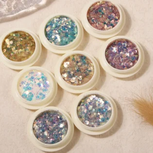 Luminous Nail: Яскравий неоновий гліттер для манікюру