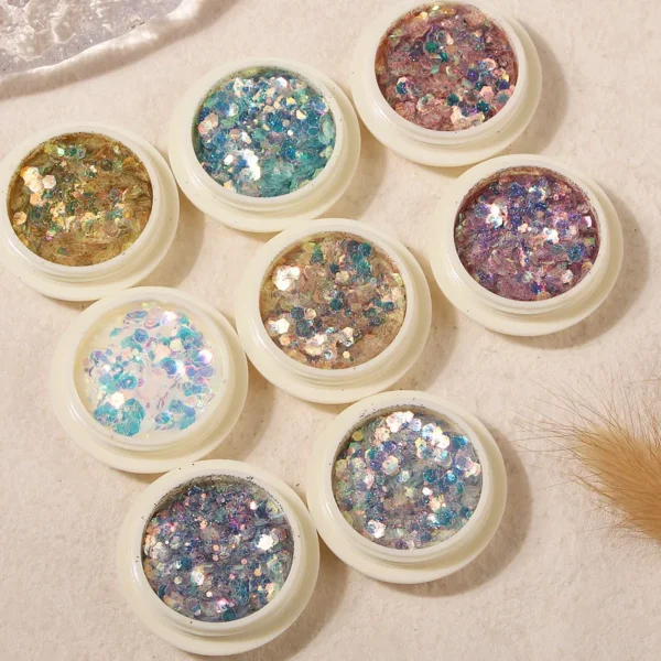 Luminous Nail: Яскравий неоновий гліттер для манікюру